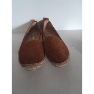 Forever Womens 10 Brown Suede Slip on Shoes/ Worn Once